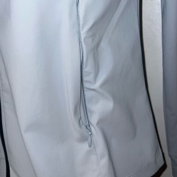 SAVE THE DUCK Light Grey Kathrine Rain Jacket Windbreaker-M NWT! - Picture 7 of 11